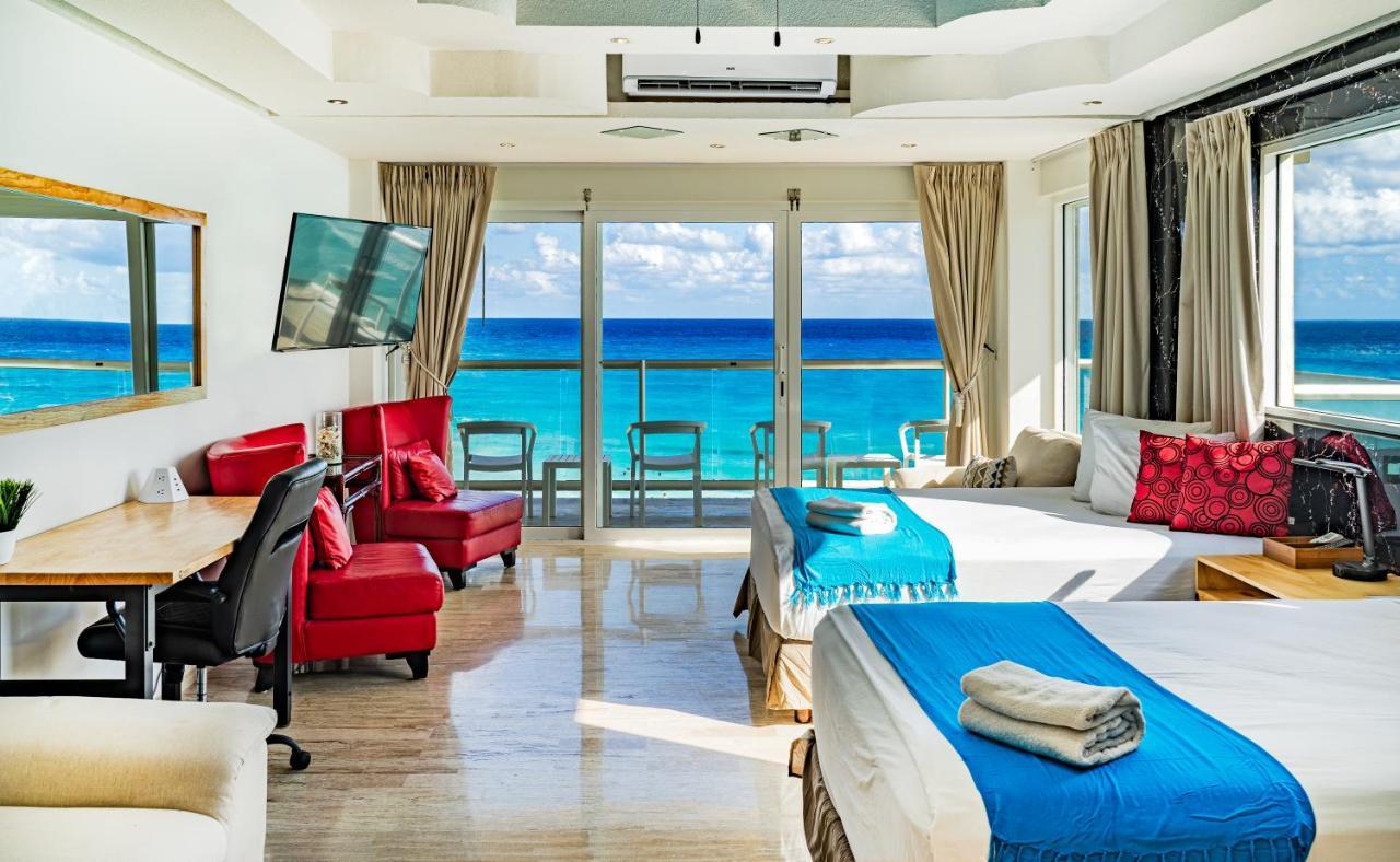 Paradise Beachfront & Nightlife Heart Cancún Eksteriør billede