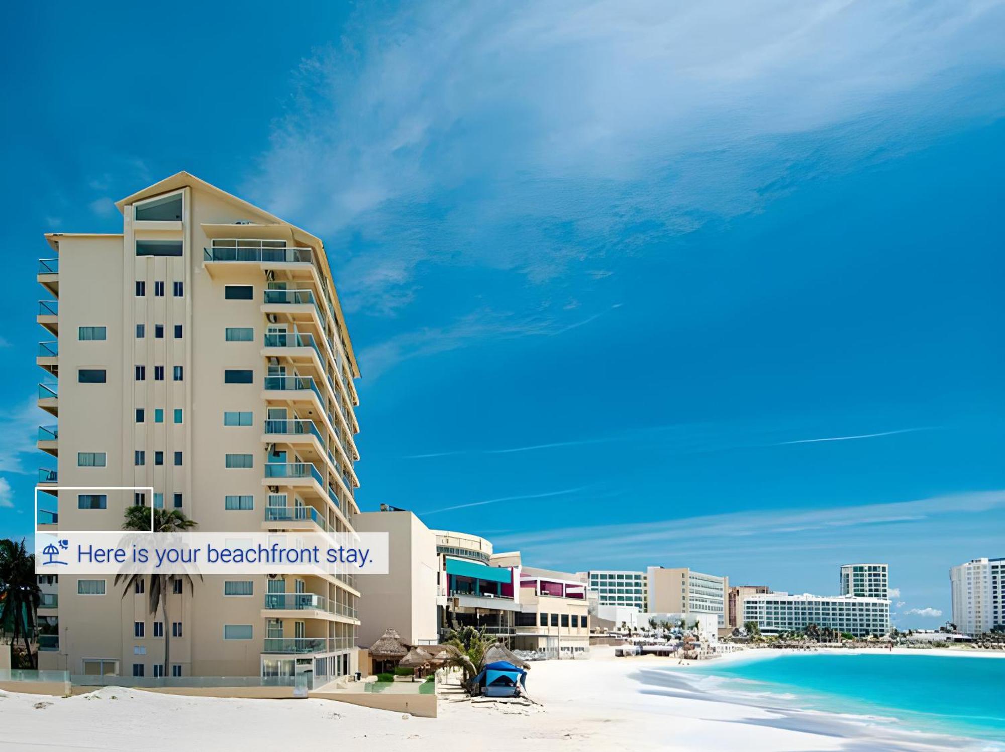 Paradise Beachfront & Nightlife Heart Cancún Eksteriør billede