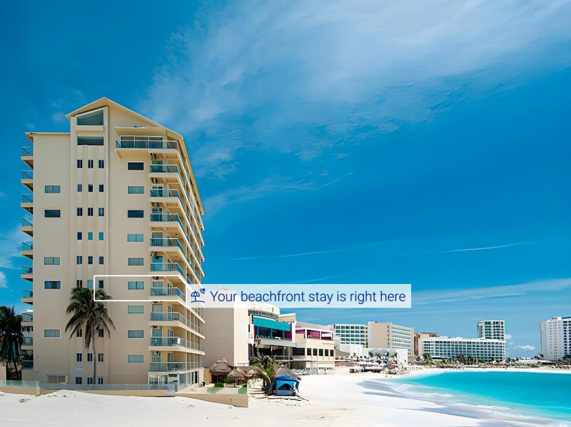 Paradise Beachfront & Nightlife Heart Cancún Eksteriør billede